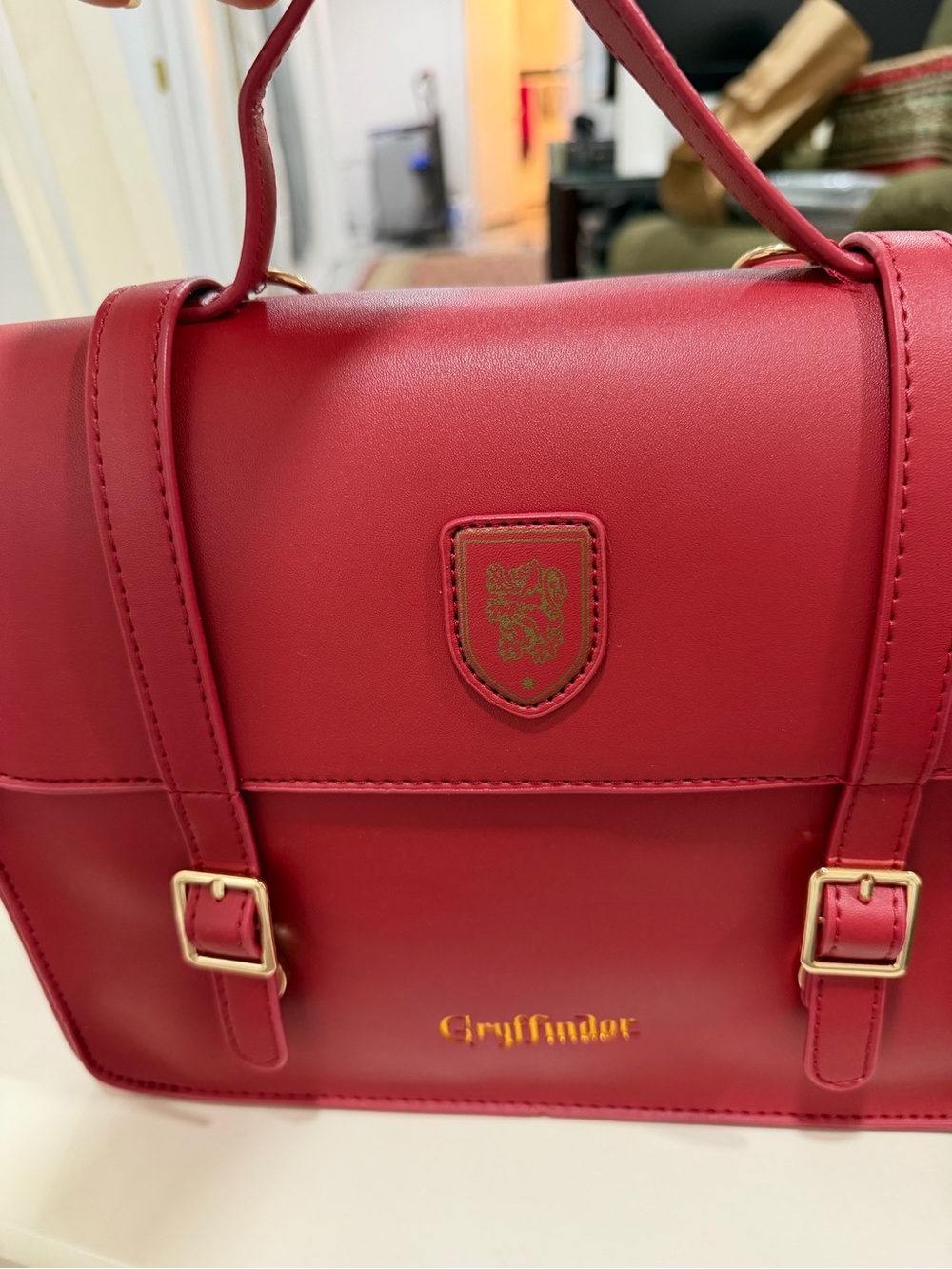 MINISO x Harry Potter Gryffindor Preppy Crossbody Bag - Picture 5 of 10